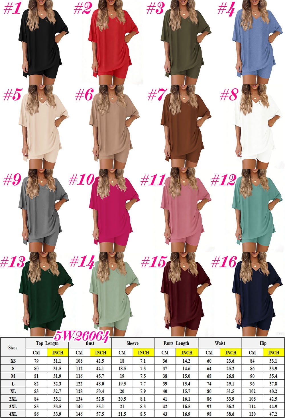 V-Neck Lounge Set