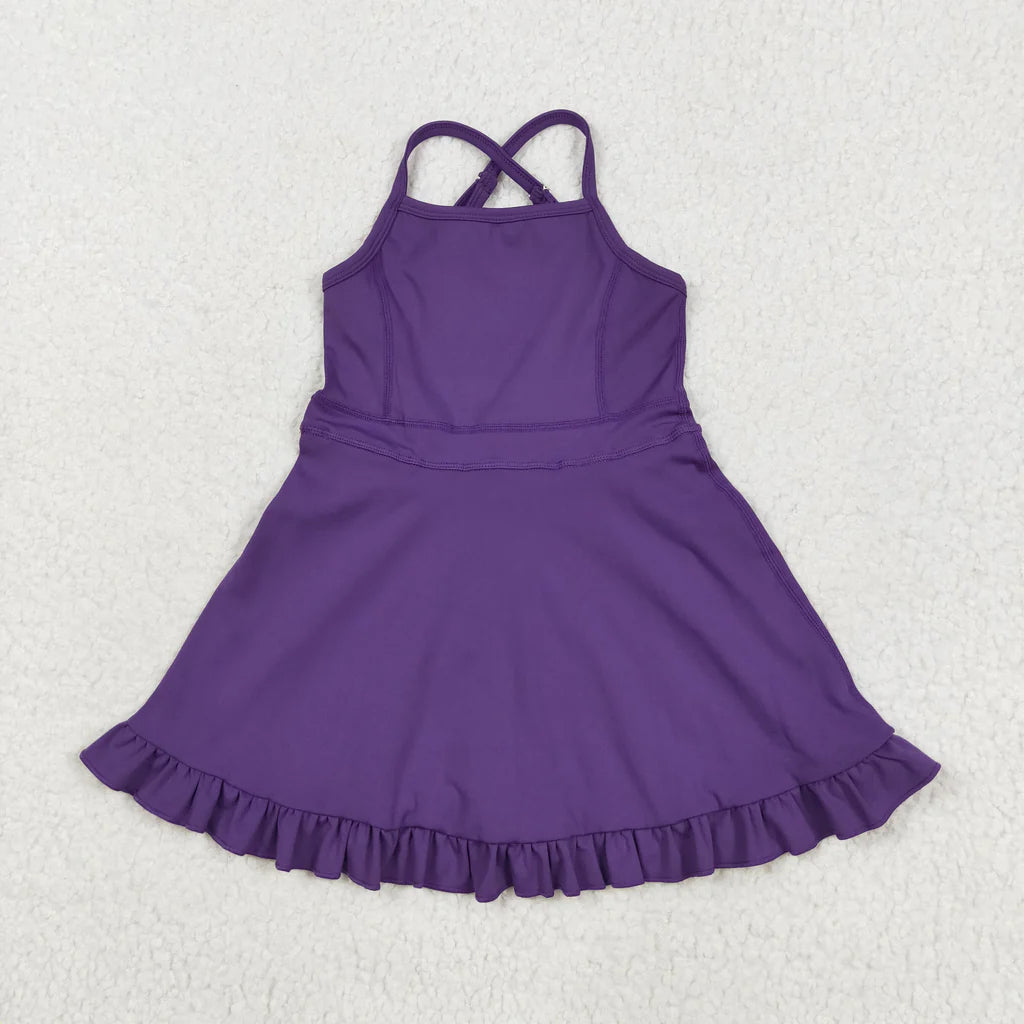 Yoga Solid Color Dress