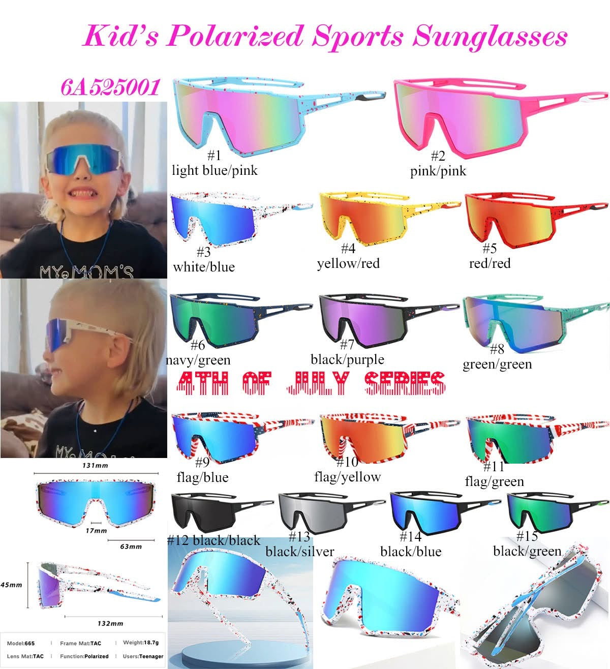 Kids Polarized Sunglasses