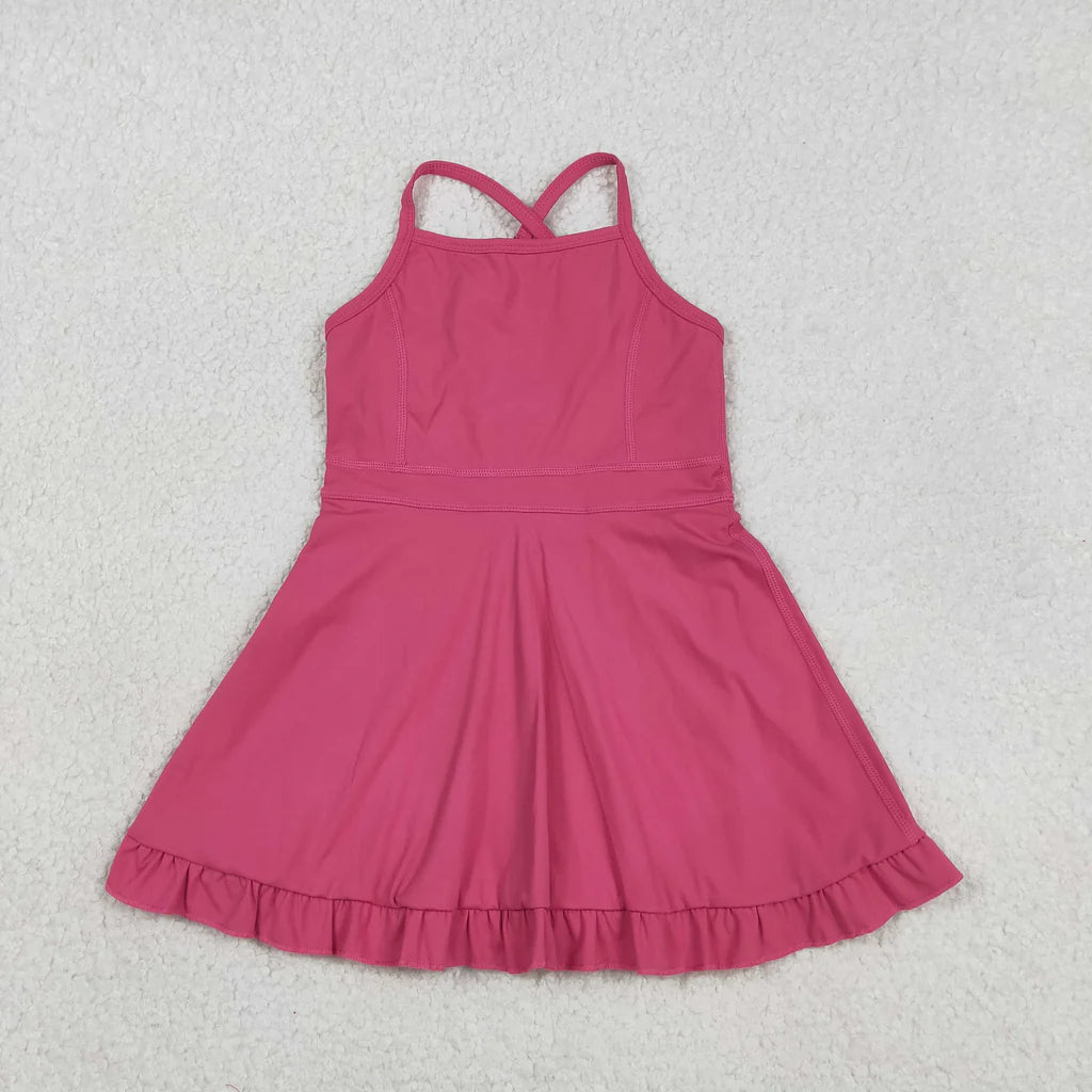 Yoga Solid Color Dress