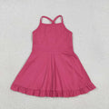 Yoga Solid Color Dress