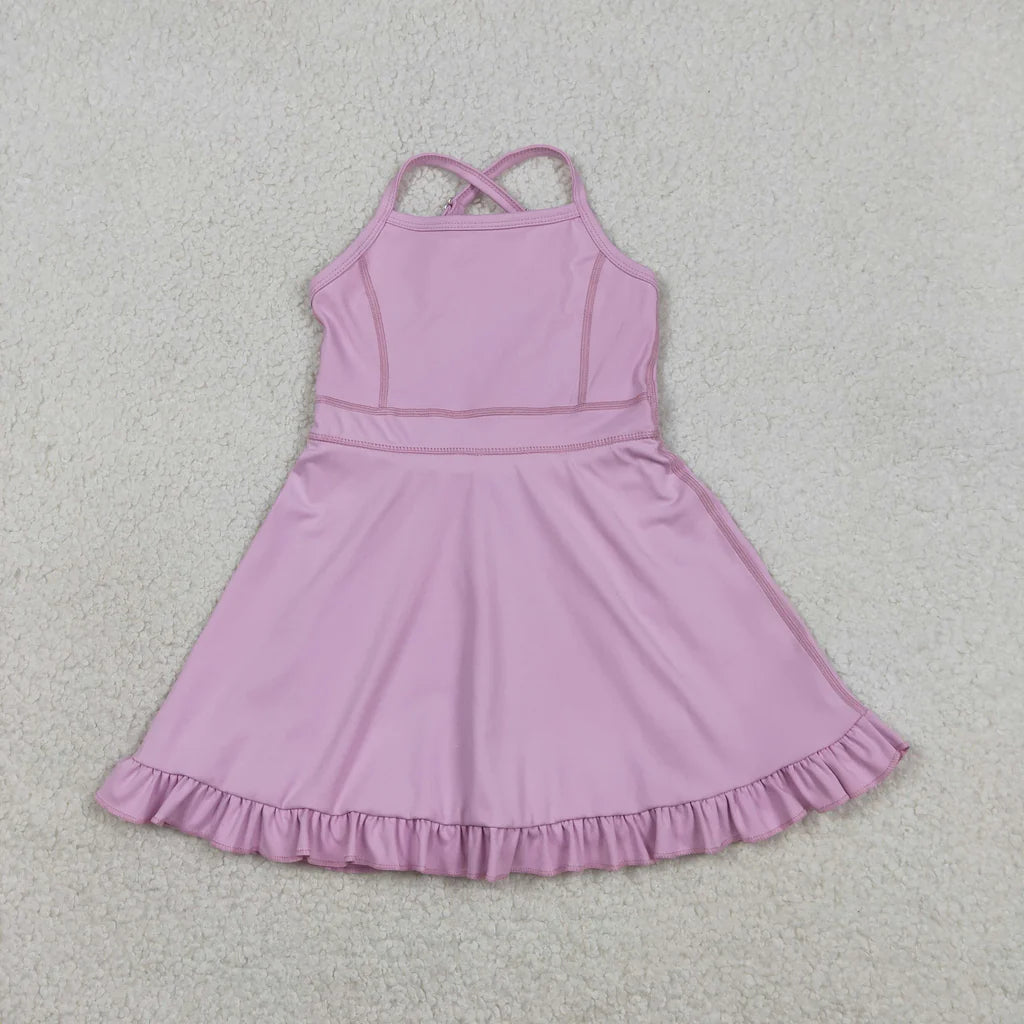 Yoga Solid Color Dress