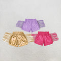 Pleather Fringe Shorts